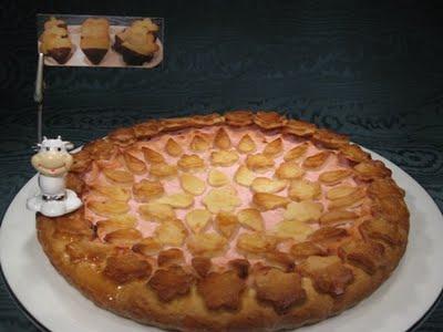 Una crostata tutta rosa per Alice Ginevra