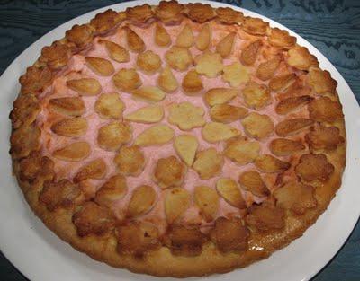 Una crostata tutta rosa per Alice Ginevra