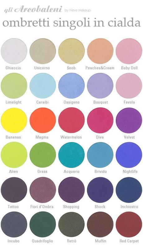 Novità Neve Cosmetics: Palette Arcobaleni PERSONALIZZABILI. Novità Neve Cosmetics: Palette Arcobaleni PERSONALIZZABILI.