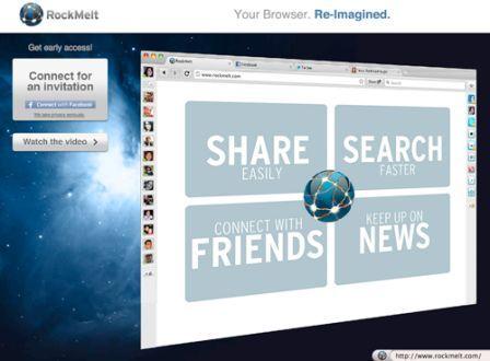 RockMelt, un browser dedicato a Facebook