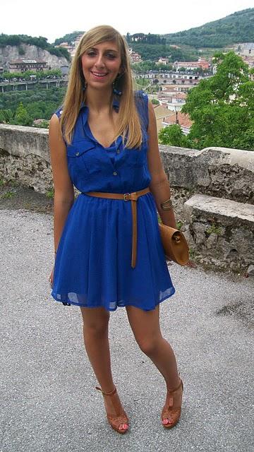 Electric Blue Dress