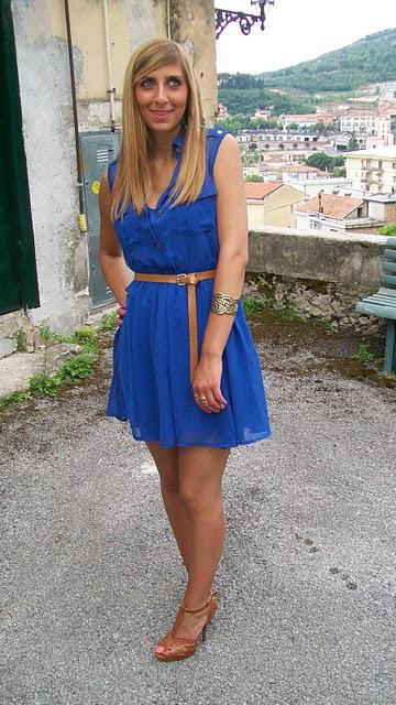 Electric Blue Dress