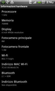 Recensione HTC Incredible S