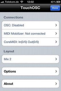 TouchOSC controllo MIDI per iPhone ,iPod touch e iPad.