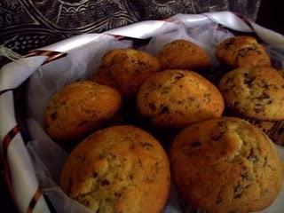 Muffin con gocce di cioccolato