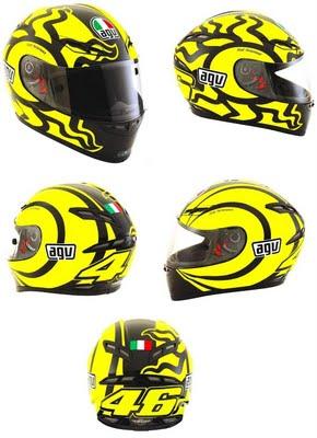 Agv GP-Tech Replica V.Rossi Winter Test 2011