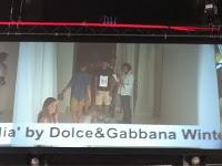 Dolce & Gabbana rehearsal in progress