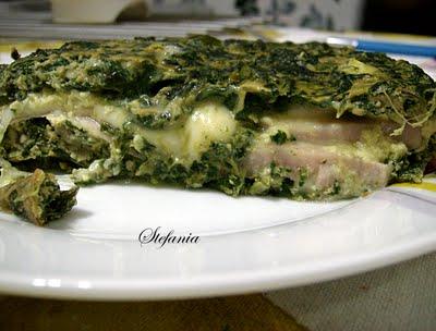 Frittata agli spinaci ripiena