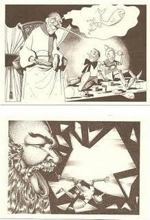 Pinocchio ad Arte in cartoline illustrate