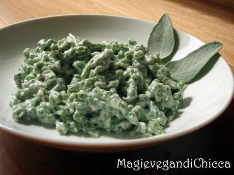 Spätzle agli spinaci