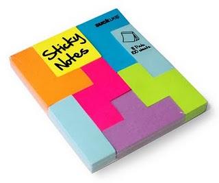 Tetris post-it