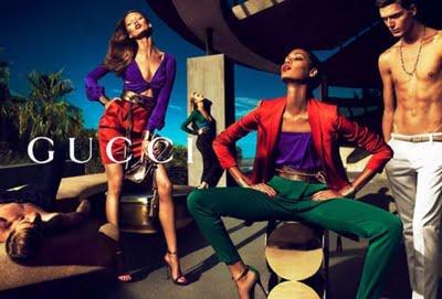 Gucci foto campagna pubblicitaria Spring Summer 2011