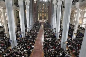 Dopo la visita del Papa la Sagrada Familia sfiora il record di visitatori