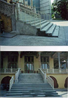 Salsomaggiore Terme: chi ha segato la scala?