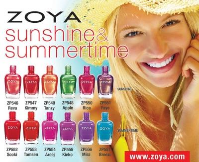 zoya sunshine & summertime 2011 1