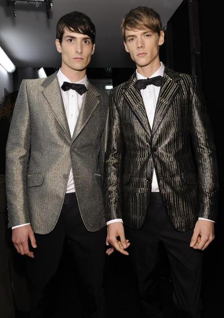 Gucci, an English man in Milan [backstage pics] [MilanoModaUomo SS 2012]