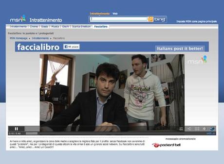 Faccialibro: la prima sitcom dedicata ai maniaci di Facebook. VIDEO