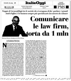 Patrizio Surace, PMS leader nella comunicazione delle law firm