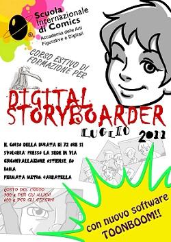 La Scuola Internazionale di Comics vi invita al suo corso di DIGITAL STORYBOARDER