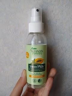 Deospray alla papaya e thè verde della Suhada Nature: