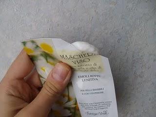 Maschera viso con estratto di camomilla e olio di mandorle dolci di Bottega Verde: