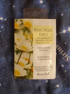 Maschera viso con estratto di camomilla e olio di mandorle dolci di Bottega Verde: