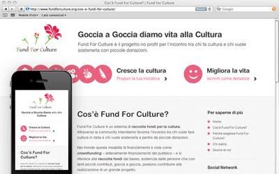 Fund For Culture: il crowdfunding italiano per la cultura comincia dal blog