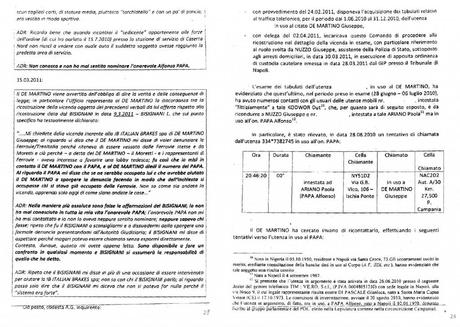 Bisignani e Papa: gli atti. Quello che non si legge sui giornali