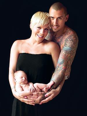 Pink, Carey and baby Willow!