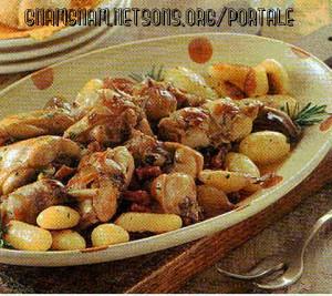 Coniglio con pancetta