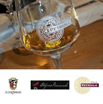 Il Vin Santo del Chianti DOC di Villa Petriolo con lo chef Stefano Pianciaroli a Il Colombaio di Casole d'Elsa. Domani.