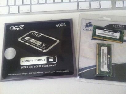 IMG 0049 410x306 Aggiornamento MacMini (Late 2009): SSD 60GB e 4Gb di Ram