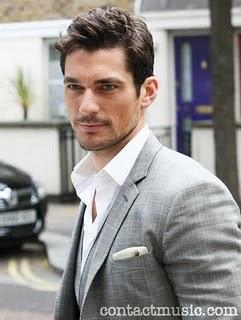 David Gandy outside the Itv Television Studios