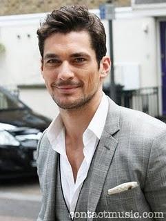 David Gandy outside the Itv Television Studios