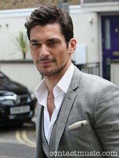 David Gandy outside the Itv Television Studios