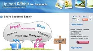 Upload Rabbit for Facebook, programma per caricare foto e video su Facebook