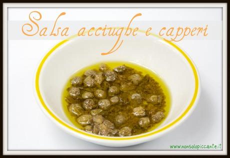 Salsa acciughe e capperi