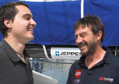 Marco Nannini sfidera' Giovanni Soldini alla Rolex Fastnet 2011