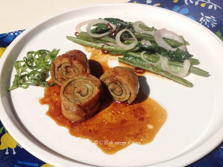 Quanti modi di fare e rifare: Rotolo di maiale con verdure saltate Quanti modi di fare e rifare: Rotolo di maiale con verdure saltate
