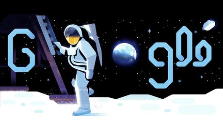 Il doodle di Google ricorda lo sbarco sulla Luna di 50 anni fa Il doodle di Google ricorda lo sbarco sulla Luna di 50 anni fa
