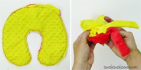 Cartamodello per cuscino da viaggio (cervicale) Questo cartamodello per cuscino da viaggio è semplice da cucire, sia per principianti che per bambini! Con due misure e un laccio da trasporto comodo. Il template è gratuito da scaricare. Ottimo da regalare! #cartamodello #cuscinofaidate #cucitocreativo