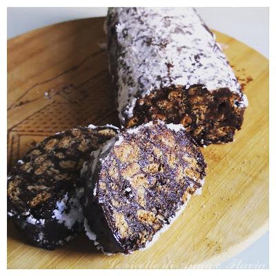 Salame di cioccolato (senza burro) Salame di cioccolato (senza burro)