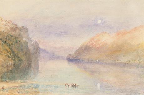 Weekend dove? | A Lucerna per Turner Un lago svizzero - ca. 1841. Acquarello e matita su carta - (C) Manchester Art Gallery/Bridgeman Images