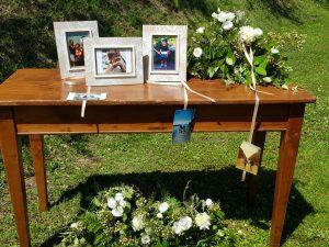 Matrimonio romantico e i segni del cuore Matrimonio romantico e i segni del cuore