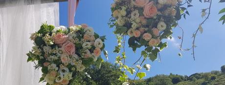 Matrimonio romantico e i segni del cuore Matrimonio romantico e i segni del cuore