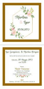 Matrimonio romantico e i segni del cuore Matrimonio romantico e i segni del cuore