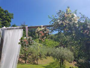 Matrimonio romantico e i segni del cuore Matrimonio romantico e i segni del cuore