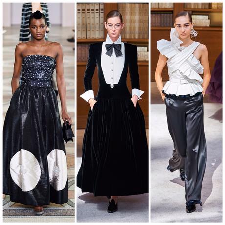 HAUTE COUTURE IN BLACK AND WHITE HAUTE COUTURE IN BLACK AND WHITE