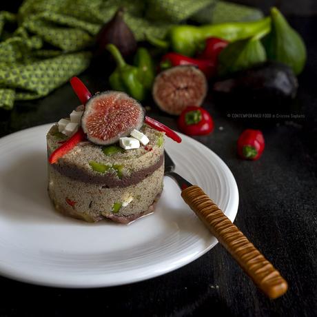 Teff in insalata con fichi, feta, paté di olive nere e peperoni teff-in-insalata-con-fichi-paté-olive-nere-peperoni-ricetta-estiva-facile-primo-senza-glutine-contemporaneo-food