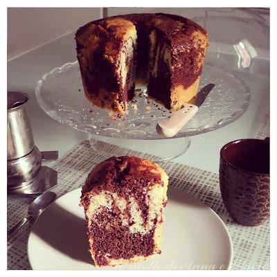 Chiffon cake marmorizzata Chiffon cake marmorizzata
